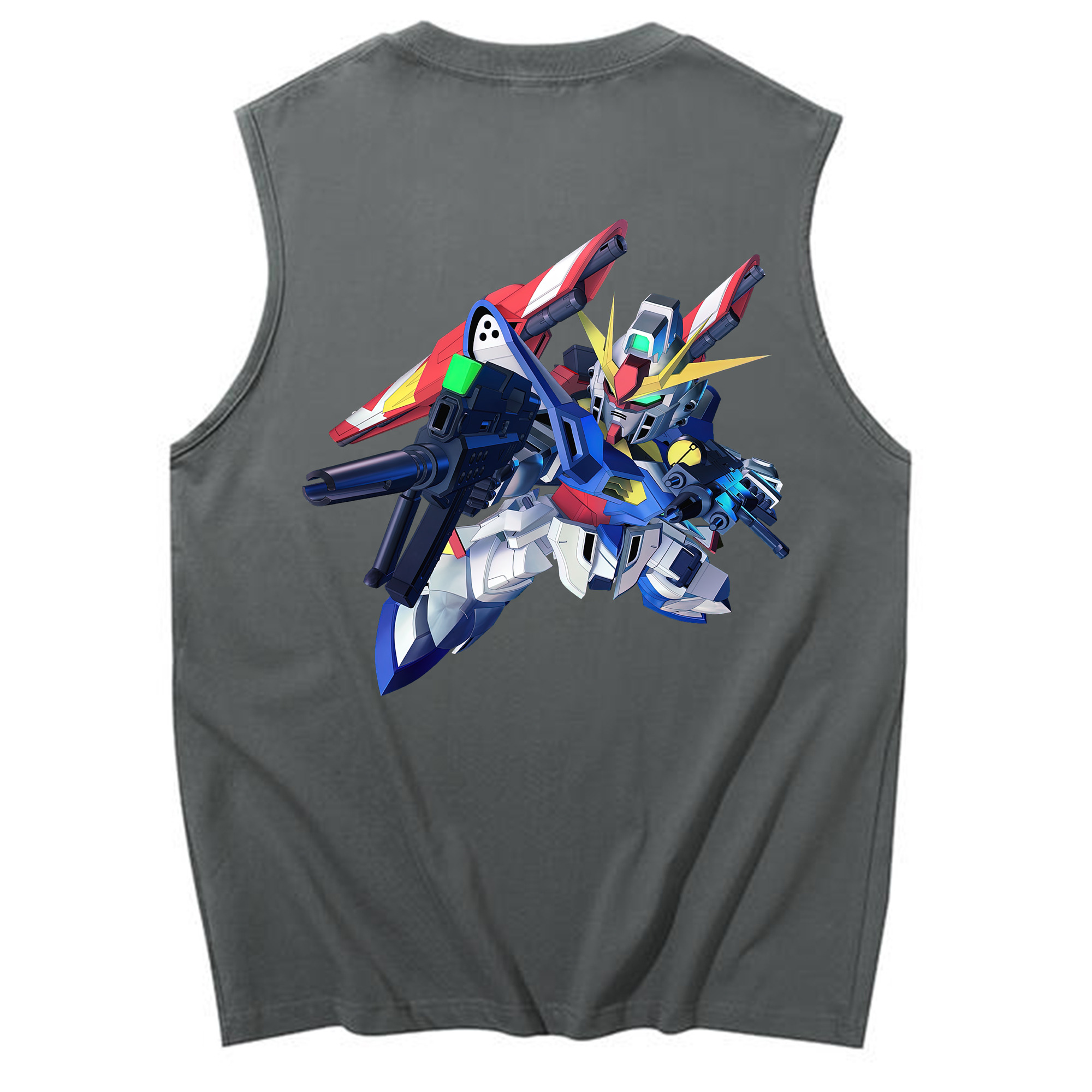 （画像用） 機動戦士ガンダム Mobile Suit Gundam コットン100％タンクトップ（背面プリント）